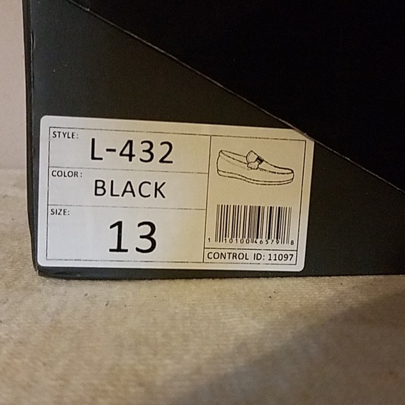 Harrison Myles Mens Black loafers size 13 - Picture 5 of 7